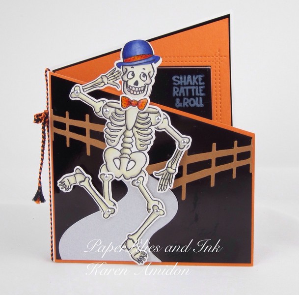 *** Art Impressions - WIGGLE WOBBLE / SKELETON - silikonová razítka a šablony