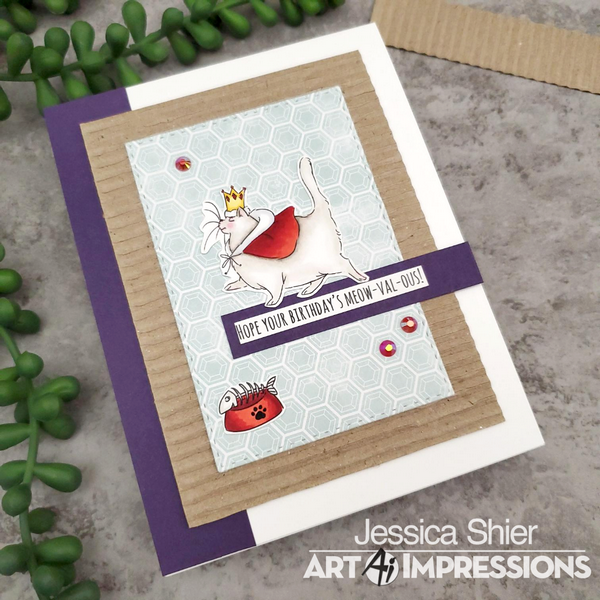 *** Art Impressions - FELINE SET - razítka a šablony