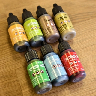 VÝPRODEJ - balíček alkoholových inkoustů č. 1