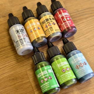 VÝPRODEJ - balíček alkoholových inkoustů č. 2