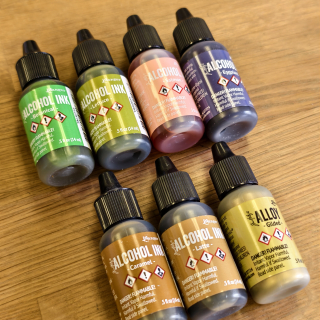 VÝPRODEJ - balíček alkoholových inkoustů č. 4