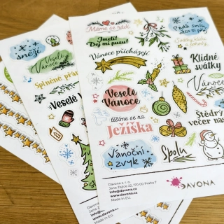 VÝPRODEJ - sada samolepek č. 10