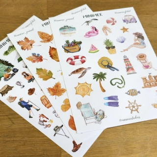 VÝPRODEJ - sada samolepek č. 7