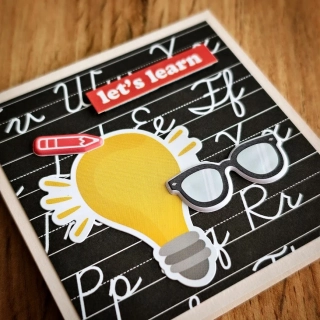 POST-IT BLOČEK | Pro paní učitelku - žárovka a brýle (833)