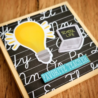 POST-IT BLOČEK | Pro paní učitelku - žárovka a notebook (836)