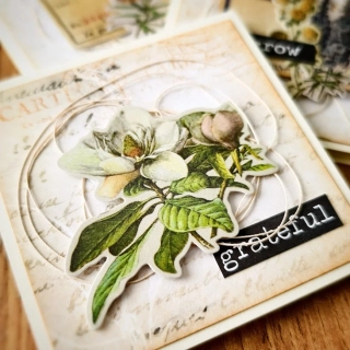 POST-IT BLOČEK | Ze starého herbáře - magnólie (861)