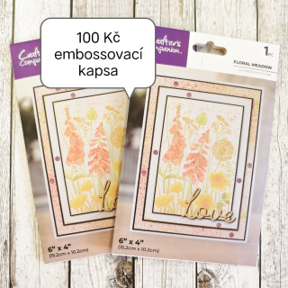 Embossovací kapsa luční kvítí