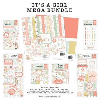 Echo Park - IT´S A GIRL Mega Bundle - mega sada