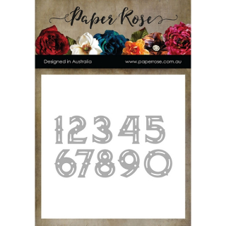 *** Paper Rose - ZARA NUMBERS - vyřezávací šablony