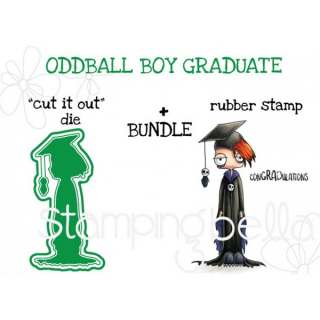Stamping Bella - ODDBALL / BOY GRADUATE - razítka a šablony