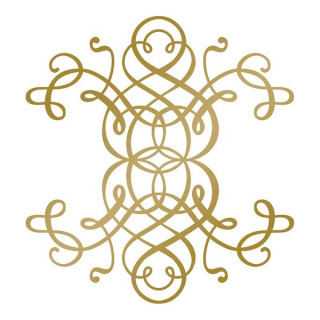 Couture Creations - HOTFOIL STAMP / CURLING MOTIF - kovové razítko