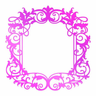 Couture Creations - HOTFOIL STAMP / INTRICATE FRAME - kovové razítko