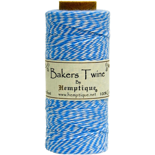 Hemptique - BAKERS TWINE / TURQUOISE (10 m) - kroucený provázek