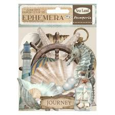 Stamperia - SEA LAND Ephemera - papírové výřezy