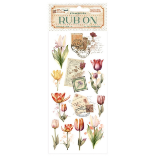 Stamperia - ART OF TRAVELLING #5 Rub-Ons - propisoty