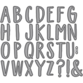 Elizabeth Craft - BLACKBOARD ALPHABET - vyřezávací šablony