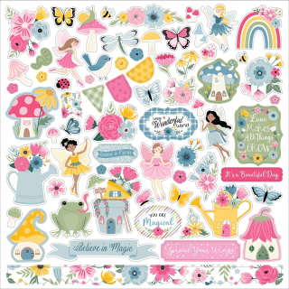 Echo Park - FAIRY GARDEN Element Stickers - samolepky