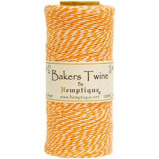 Hemptique - BAKERS TWINE / ORANGE (10 m) - kroucený provázek