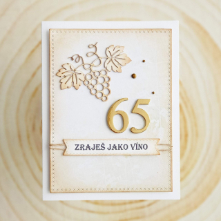 PŘÁNÍ K NAROZENINÁM - "Zraješ jako víno" 65