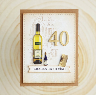 PŘÁNÍ K NAROZENINÁM - pro vinaře nebo milovníky vína