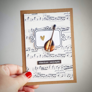 PŘÁNÍ K NAROZENINÁM - s mandolínou pro milovníky hudby