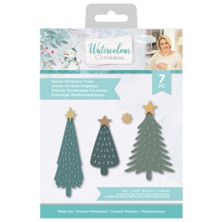 *** Crafter´s Companion - WATERCOLOUR CHRISTMAS / CHRISTMAS TREES - vyřezávací šablony