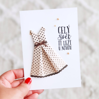 PŘÁNÍ K NAROZENINÁM / PRO RADOST - "Celý svět ti leží u nohou"