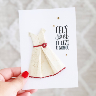 PŘÁNÍ K NAROZENINÁM / PRO RADOST - "Celý svět ti leží u nohou"