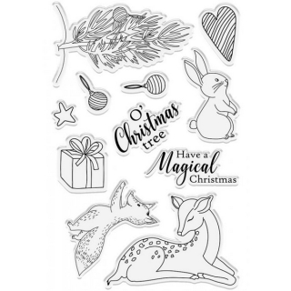 *** Crafter´s Companion - WATERCOLOUR CHRISTMAS / MAGICAL CHRISTMAS - silikonová razítka
