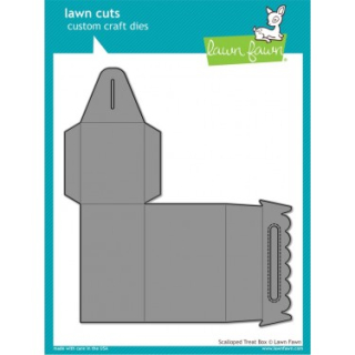 Lawn Fawn - SCALLOPED TREAT BOX - vyřezávací šablona