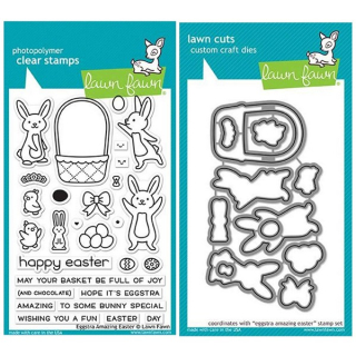 Lawn Fawn - EGGSTRA AMAZING EASTER - razítka a šablony