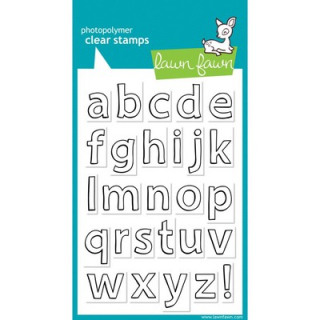 Lawn Fawn - QUINN´S ABCs - silikonová razítka pro scrapbook