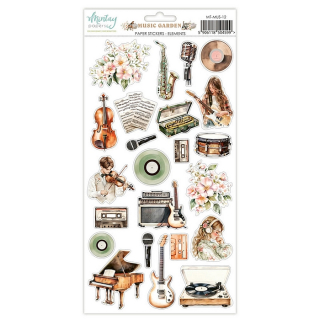 Mintay - MUSIC GARDEN Paper Stickers - samolepky