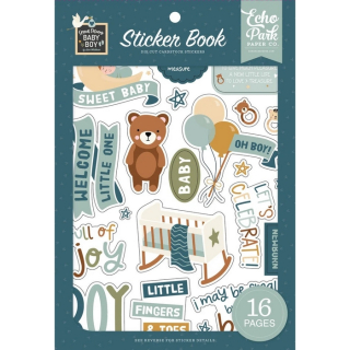 Echo Park - SPECIAL DELIVERY BABY BOY Sticker Book - samolepky (1/2 sady)