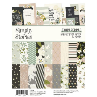 *** Simple Stories - HAPPILY EVER AFTER 6x8 Paper Pad - scrapbookové čtvrtky