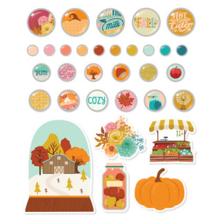 Simple Stories - HARVEST MARKET Decorative Brads - ozdobné svorky