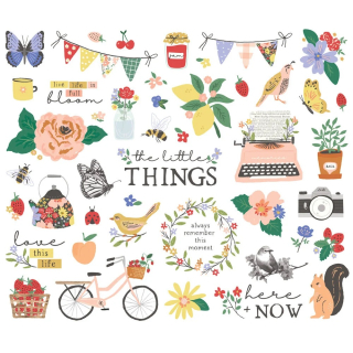 Simple Stories - THE LITTLE THINGS Bits & Pieces - papírové výřezy