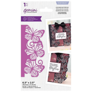 Crafter´s Companion - CASCADING BUTTERFLIES - vyřezávací šablona