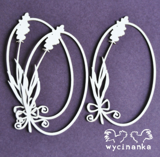 Wycinanka (527) - HERBS & FLOWERS / TRÁVY A BYLINY - kartonové výřezy