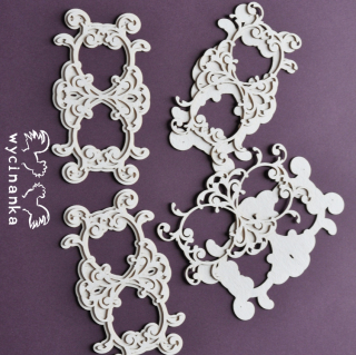 Wycinanka (546) - BAROQUE / ORNAMENTY - kartonové výřezy
