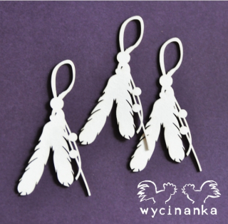 Wycinanka (549) - CATCH YOUR DREAMS / PEŘÍČKA - kartonové výřezy