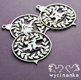 Wycinanka (583) - ALL ABOUT CHRISTMAS / BAŇKY - kartonové výřezy