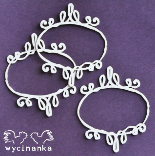 Wycinanka (645) - DOODLING FRAMES / RÁMEČKY - kartonové výřezy