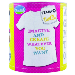 *** Aladine - STAMPO TEXTILE / ABECEDA MARINA - gumová razítka