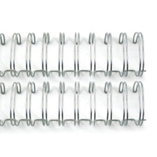 Zutter - BIND-IT-ALL WIRES / ANTIQUE SILVER (3/8") - kroužková vazba