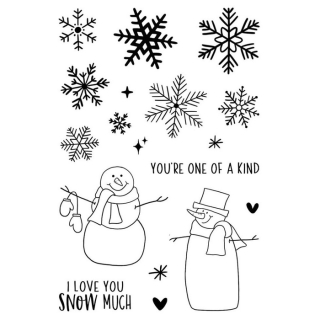 *** Jane´s Doodles - SNOWFLAKES - silikonová razítka