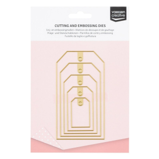 Vaessen Creative - GIFT TAGS - vyřezávací šablony