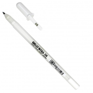 Sakura - GELLY ROLL / WHITE 08 - bílé gelové pero
