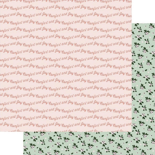 *** Fancy Pants - HOME FOR CHRISTMAS / Comfort & Joy - scrapbooková čtvrtka