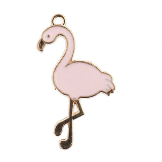 John Bead - PETITE CHARMS / FLAMINGO - kovové přívěsky